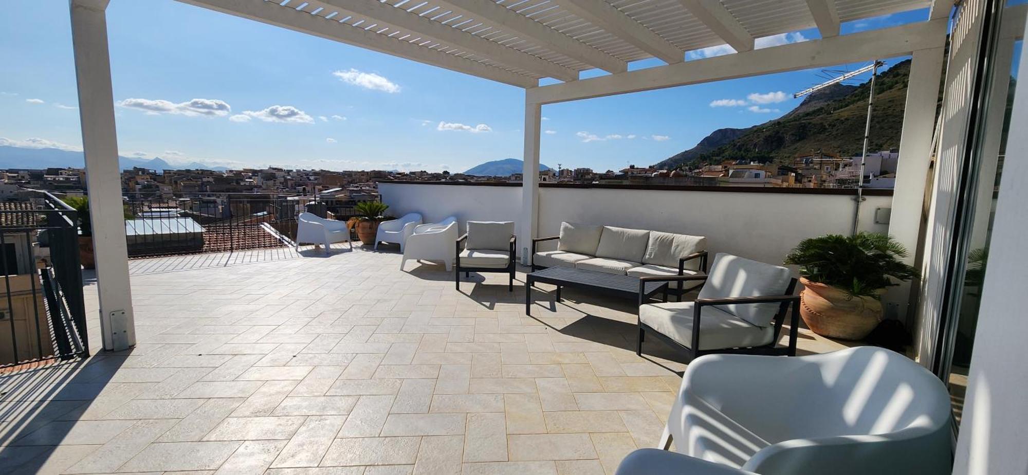 Apartamento Palazzo Del Golfo Penthouse Castellammare del Golfo Exterior foto